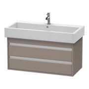 Duravit Meuble sous-lavabo Ketho 95x44 cm, blanc mat, 2 tiroirs, suspendu-1