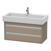 Duravit Meuble sous lavabo Ketho 95x44 cm, blanc mat, 2 tiroirs, suspendu-1