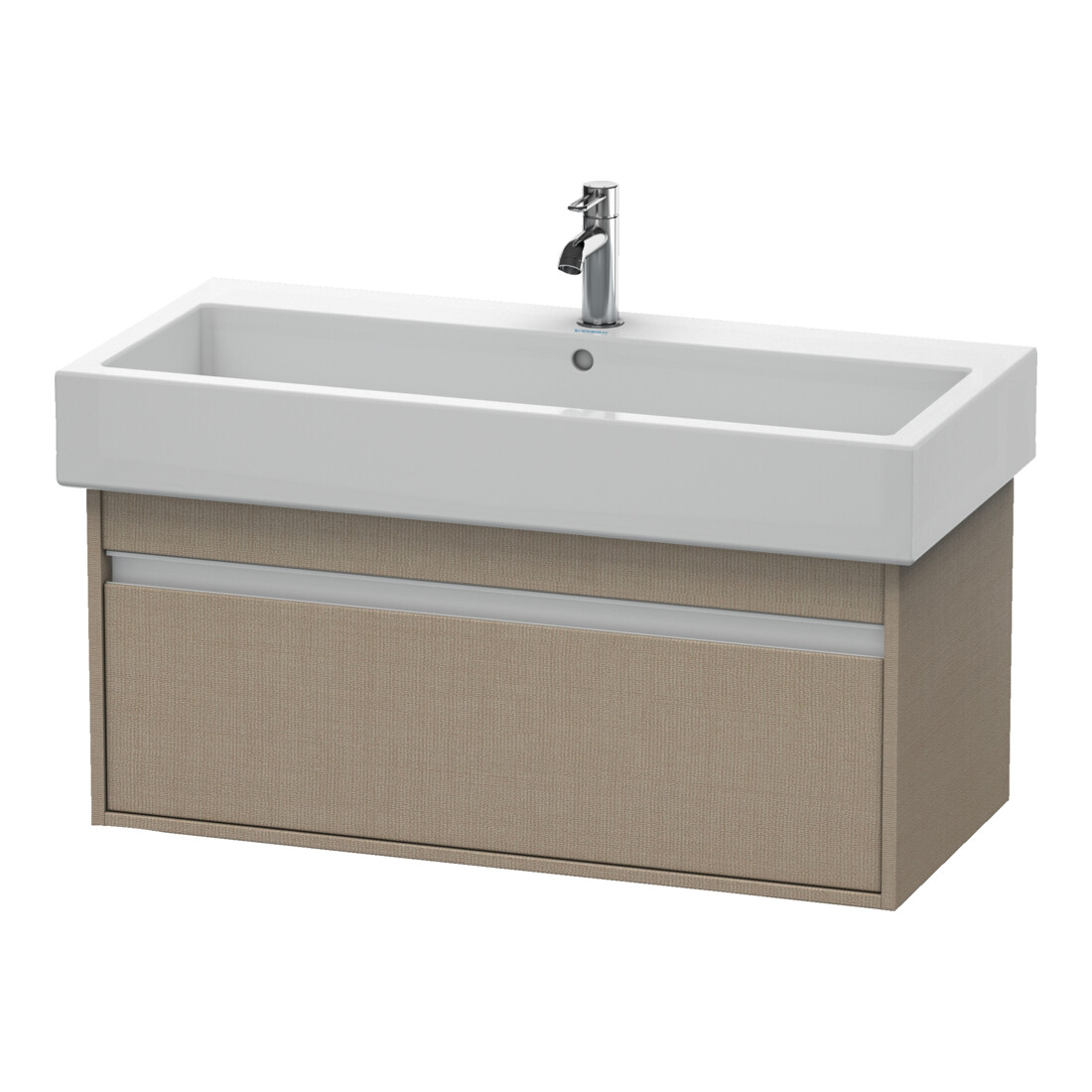 Duravit Meuble sous lavabo Ketho 95x44 cm, lin, 1 tiroir, suspendu