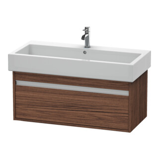 Duravit Meuble sous lavabo Ketho 95x44 cm, noyer foncé, 1 tiroir, suspendu