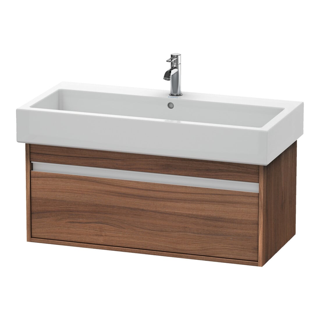 Duravit Meuble sous lavabo Ketho 95x44 cm, noyer naturel, 1 tiroir, suspendu