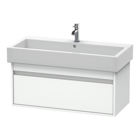 Duravit Meuble sous-lavabo Ketho 95x44cm, blanc mat, 1 tiroir, suspendu