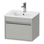 Duravit Meuble sous lavabo Ketho Compact 50x41,2x41 cm, 1 tiroir, suspendu, béton gris-1