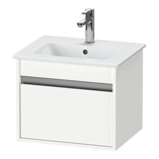 Duravit Meuble sous-lavabo Ketho Compact 50x41,2x41 cm, 1 tiroir, suspendu, blanc mat