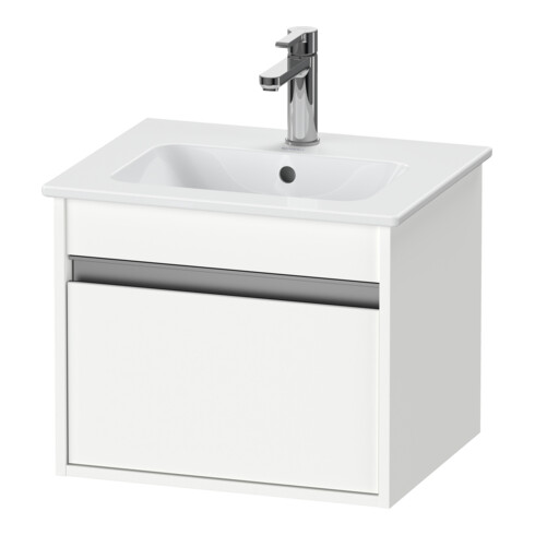 Duravit Meuble sous-lavabo Ketho Compact 50x41,2x41 cm, 1 tiroir, suspendu, blanc mat