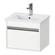 Duravit Meuble sous-lavabo Ketho Compact 50x41,2x41 cm, 1 tiroir, suspendu, blanc mat
