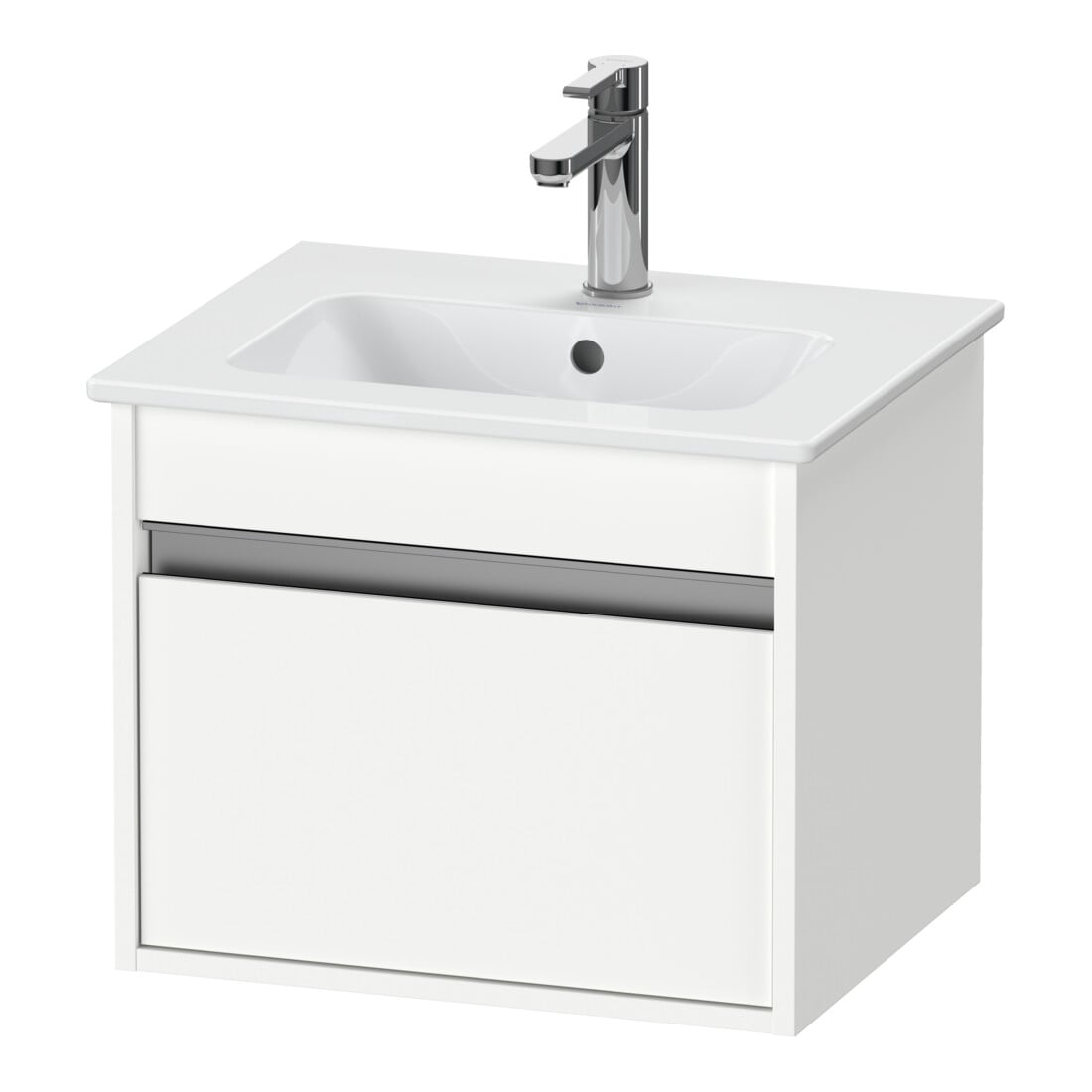 Duravit Meuble sous-lavabo Ketho Compact 50x41,2x41 cm, 1 tiroir, suspendu, blanc mat