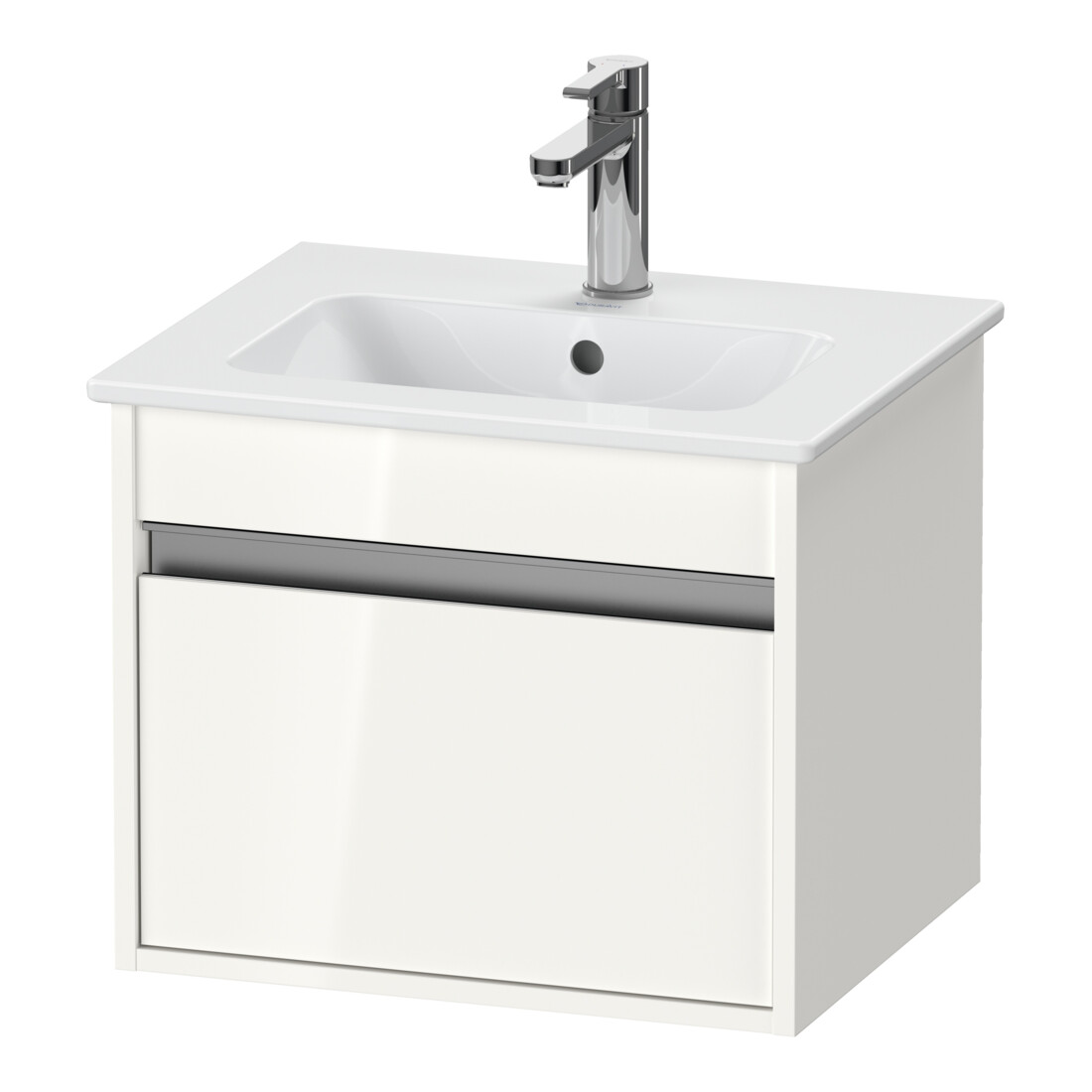 Duravit Meuble sous-lavabo Ketho Compact 50x41,2x41 cm, 1 tiroir, suspendu, blanc mat