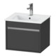 Duravit Meuble sous-lavabo Ketho Compact 50x41,2x41 cm, 1 tiroir, suspendu, graphite mat-1