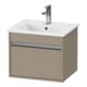 Duravit Meuble sous lavabo Ketho Compact 50x41,2x41 cm, 1 tiroir, suspendu, lin-1