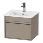 Duravit Meuble sous lavabo Ketho Compact 50x41,2x41 cm, 1 tiroir, suspendu, lin