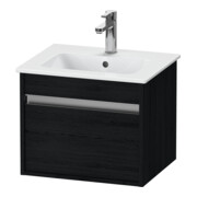 Duravit Meuble sous lavabo Ketho Compact 50x41,2x41 cm, 1 tiroir, suspendu, noir œuf