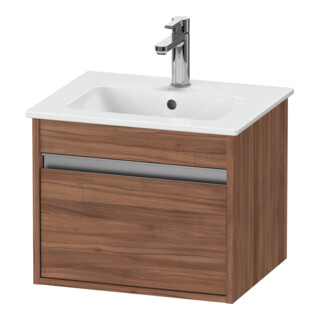 Duravit Meuble sous-lavabo Ketho Compact 50x41,2x41 cm, 1 tiroir, suspendu, Noyer naturel