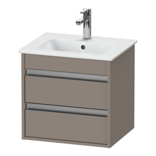 Duravit Meuble sous lavabo Ketho Compact 50x41,2x48 cm, 2 tiroirs, suspendu, bas. ma