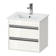 Duravit Meuble sous lavabo Ketho Compact 50x41,2x48 cm, 2 tiroirs, suspendu, bas. ma-3