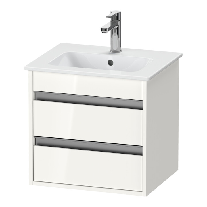 Duravit Meuble sous lavabo Ketho Compact 50x41,2x48 cm, 2 tiroirs, suspendu, bas. ma