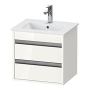 Duravit Meuble sous-lavabo Ketho Compact 50x41,2x48 cm, 2 tiroirs, suspendu, graph ma-3
