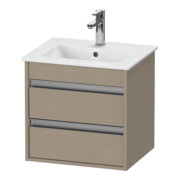 Duravit Meuble sous lavabo Ketho Compact 50x41,2x48cm, 2 tiroirs, suspendu, lin