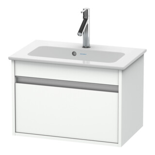 Duravit Meuble sous-lavabo Ketho Compact 60x38,5 cm, blanc mat, 1 tiroir, suspendu