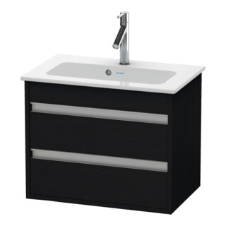 Duravit Meuble sous-lavabo Ketho Compact 60x38,5 cm, blanc œuf, 2 tiroirs, suspendu