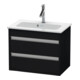 Duravit Meuble sous-lavabo Ketho Compact 60x38,5 cm, blanc œuf, 2 tiroirs, suspendu-1