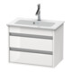Duravit Meuble sous-lavabo Ketho Compact 60x38,5 cm, graph ma, 2 tiroirs, suspendu