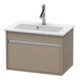 Duravit Meuble sous lavabo Ketho Compact 60x38,5 cm, lin, 1 tiroir, suspendu-1
