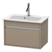Duravit Meuble sous lavabo Ketho Compact 60x38,5 cm, lin, 1 tiroir, suspendu