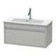 Duravit Meuble sous-lavabo Ketho Compact 80x38,5 cm, béton gris, 1 tiroir, suspendu-1