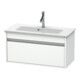 Duravit Meuble sous-lavabo Ketho Compact 80x38,5 cm, blanc mat, 1 tiroir, suspendu-1