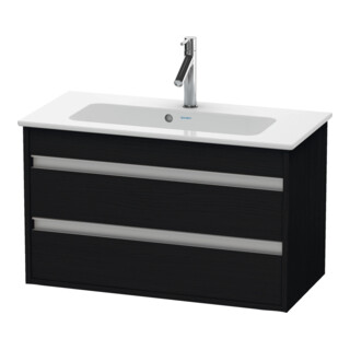 Duravit Meuble sous-lavabo Ketho Compact 80x38,5 cm, blanc œuf, 2 tiroirs, suspendu