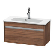 Duravit Meuble sous-lavabo Ketho Compact 80x38,5 cm, noyer naturel, 1 tiroir, suspendu