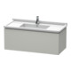 Duravit Meuble sous lavabo L-Cube 102x46,9 cm, béton gris, 1 tiroir, suspendu-1
