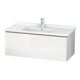 Duravit Meuble sous lavabo L-Cube 102x46,9 cm, blanc brillant, 1 tiroir, suspendu-1