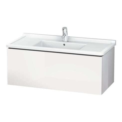 Duravit Meuble sous lavabo L-Cube 102x46,9 cm, blanc œuf, 1 tiroir, suspendu