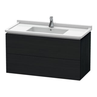 Duravit Meuble sous lavabo L-Cube 102x46,9 cm, blanc œuf, 2 tiroirs, suspendu