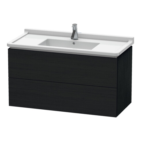 Duravit Meuble sous lavabo L-Cube 102x46,9 cm, blanc œuf, 2 tiroirs, suspendu