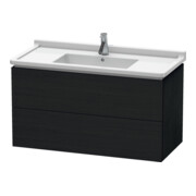Duravit Meuble sous lavabo L-Cube 102x46,9 cm, blanc œuf, 2 tiroirs, suspendu