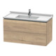 Duravit Meuble sous lavabo L-Cube 102x46,9 cm, œuf marbré, 2 tiroirs, suspendu-1
