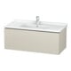 Duravit Meuble sous-lavabo L-Cube 102x46,9 cm, Tau mat, 1 tiroir, suspendu-1