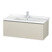 Duravit Meuble sous-lavabo L-Cube 102x46,9 cm, Tau mat, 1 tiroir, suspendu