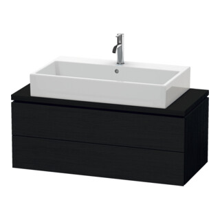 Duravit Meuble sous lavabo L-Cube 102x47,7 cm, blanc œuf, avec console, 2 tiroirs