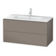 Duravit Meuble sous-lavabo L-Cube 102x48,1 cm, bas, 2 tiroirs, suspendu-1