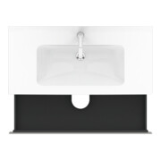 Duravit Meuble sous-lavabo L-Cube 102x48,1 cm, béton gris, 2 tiroirs, suspendu-5