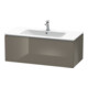 Duravit Meuble sous-lavabo L-Cube 102x48,1 cm, blanc brillant, 1 tiroir, suspendu-1