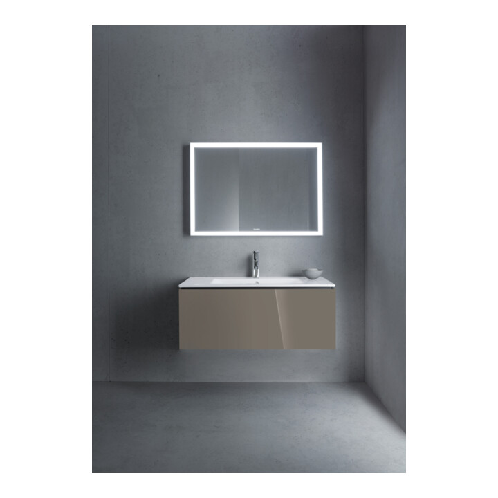 Duravit Meuble sous-lavabo L-Cube 102x48,1 cm, blanc brillant, 1 tiroir, suspendu