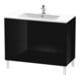 Duravit Meuble sous lavabo L-Cube 102x48,1 cm, blanc brillant, 2 tiroirs, sur pied-1
