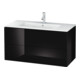 Duravit Meuble sous lavabo L-Cube 102x48,1 cm, blanc brillant, 2 tiroirs, suspendu-1