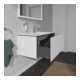 Duravit Meuble sous lavabo L-Cube 102x48,1 cm, blanc mat, 1 tiroir, suspendu