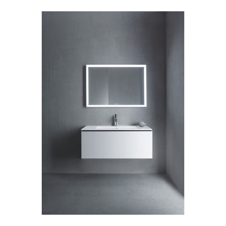 Duravit Meuble sous lavabo L-Cube 102x48,1 cm, blanc mat, 1 tiroir, suspendu